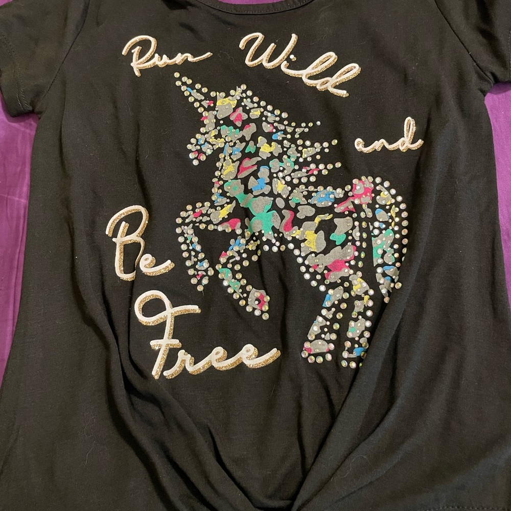 Black Unicorn Graphic Tee